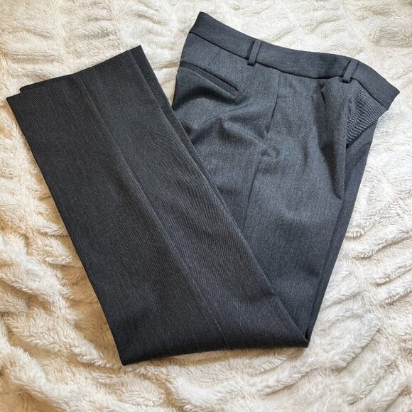 Express Editor Pants Trousers Gray Work Slacks - Picture 1 of 4